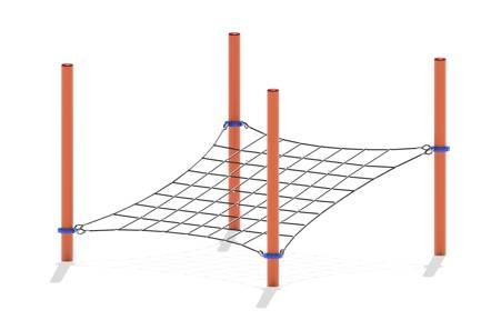 Inclined Square Net