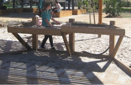Sand Pit Table - Timber - sand0006