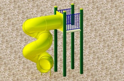 Slide Tube Spiral Plastic